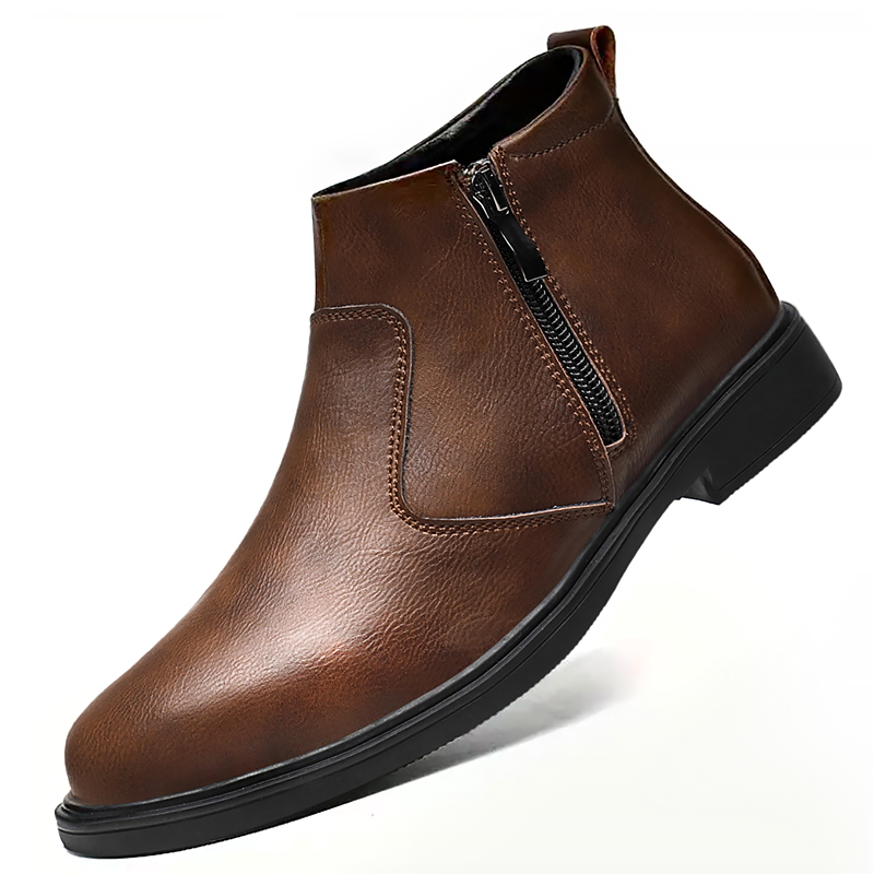 Men'S Shoes Qn - Autumn and Winter New High-Top Leather