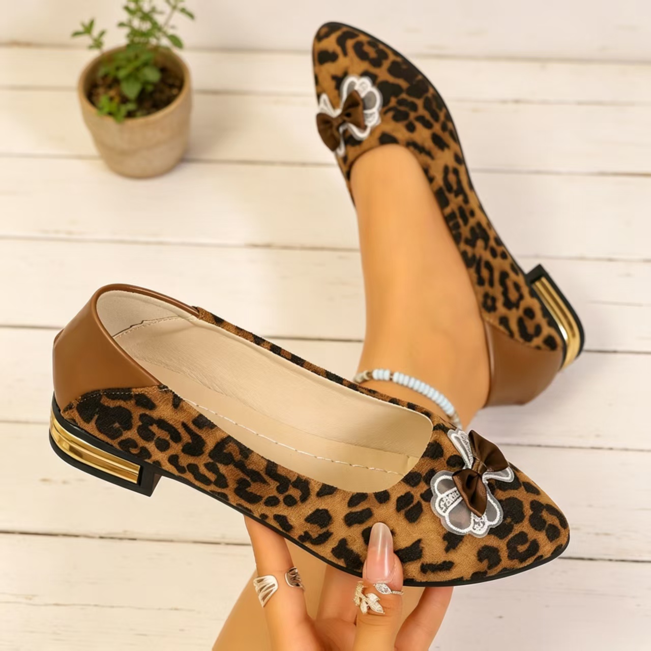 Men'S Shoes For Work - Autumn Fashion Pointed Toe Low Block