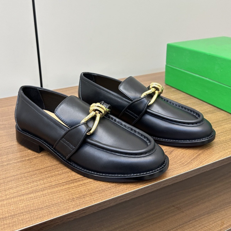 Men'S Shoes Qn - 2026 New Women Loafers Metal Knot