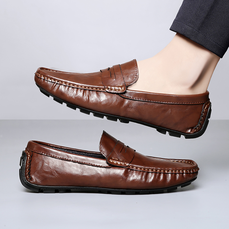 Men Shoes For Office Work - Men's genuine leather shoes Comfortable and