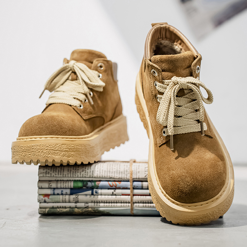 Men'S Shoes For Work - Men's high-quality suede horse boots outdoor