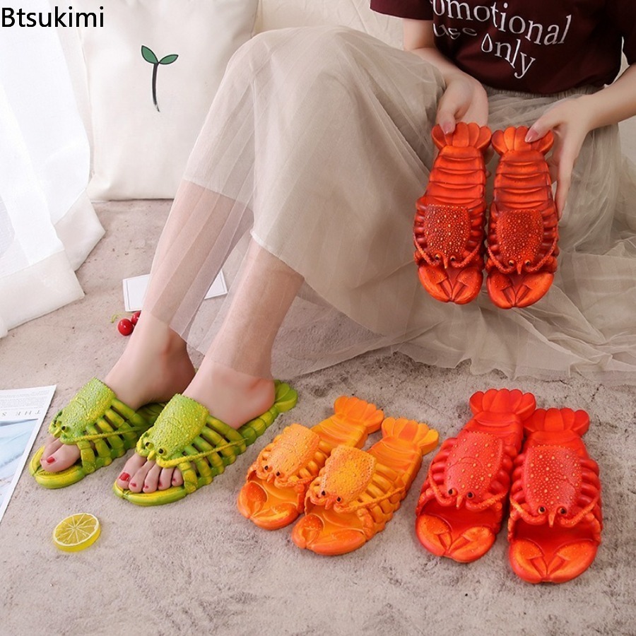 Men Shoes Size - New 2026 Summer Fun Cartoon Lobster