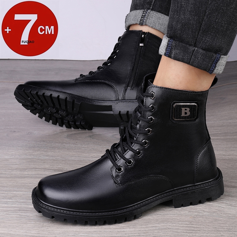 Men's Genuine Leather Elevator - огляд і ціна Men'S Shoes To Increase Height