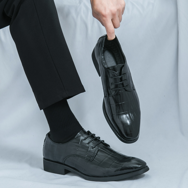 New Men's Leather Shoes High Q - огляд і ціна Men Shoes For Office Work