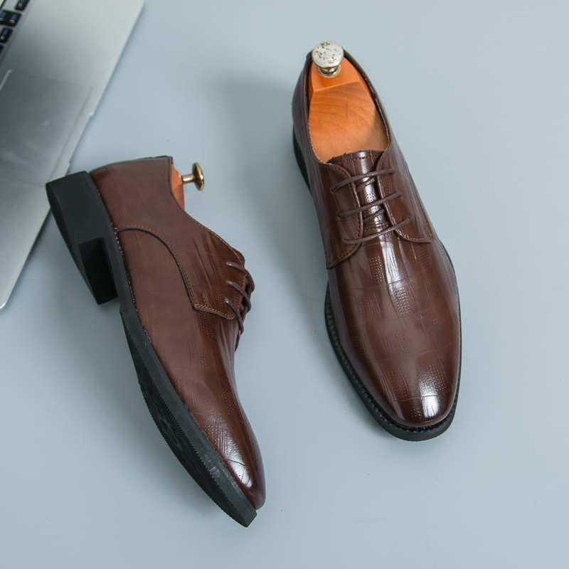New Men's Leather Shoes High Q - огляд і ціна Men Shoes For Office Work