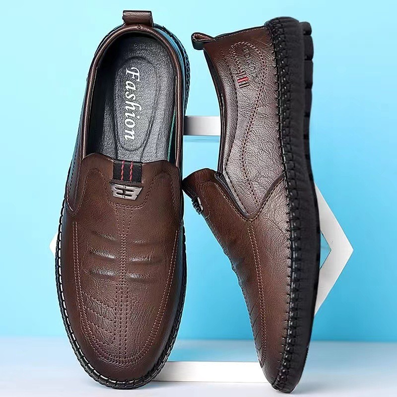 Mens PU Leather Loafers Non Sl - огляд і ціна Men Shoes For Office Work