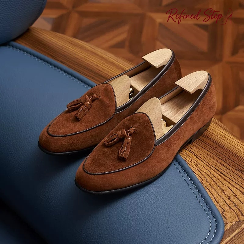 Italian kinds Cow Suede Men's  - огляд і ціна Men Shoes Kinds