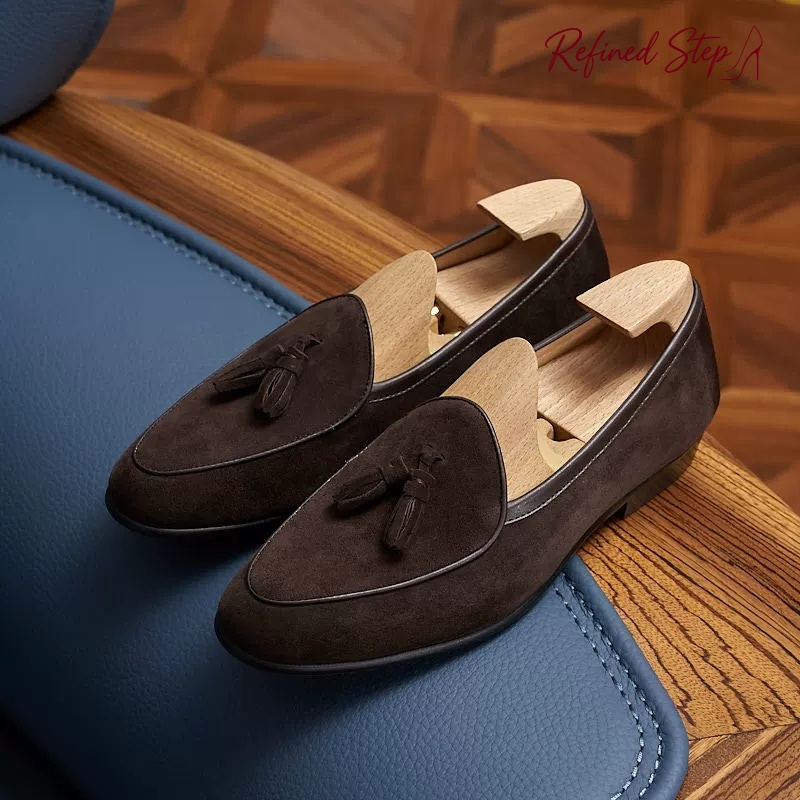 Italian kinds Cow Suede Men's  - огляд і ціна Men Shoes Kinds