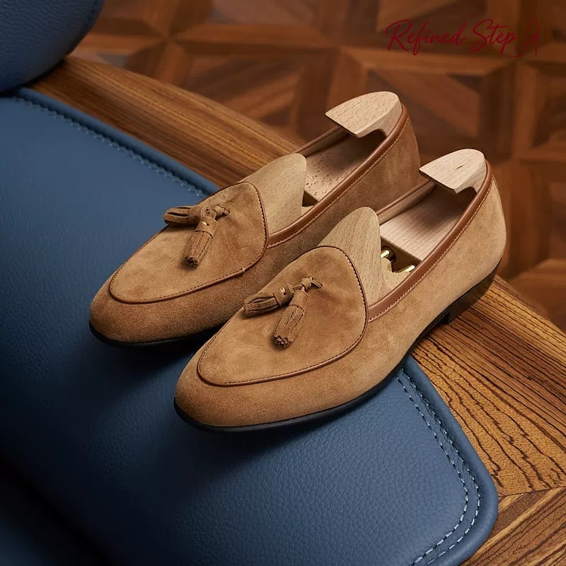 Italian kinds Cow Suede Men's  - огляд і ціна Men Shoes Kinds