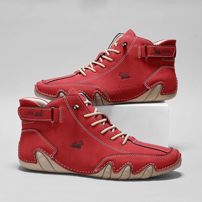 Leather Casual Shoes Sneakers  - огляд і ціна Men'S Shoes Qn