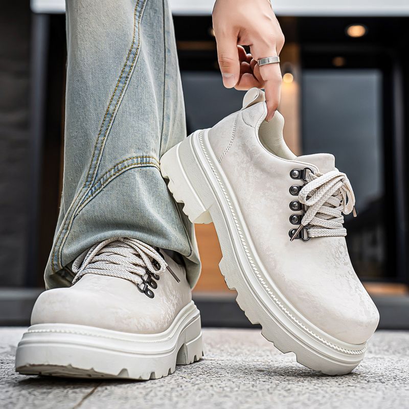 Winter Men Retro British Style - огляд і ціна Men'S Shoes To Increase Height