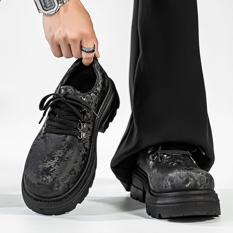 Winter Men Retro British Style - огляд і ціна Men'S Shoes To Increase Height