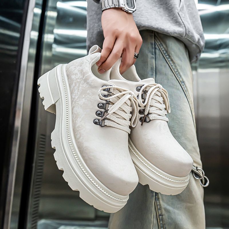 Winter Men Retro British Style - огляд і ціна Men'S Shoes To Increase Height
