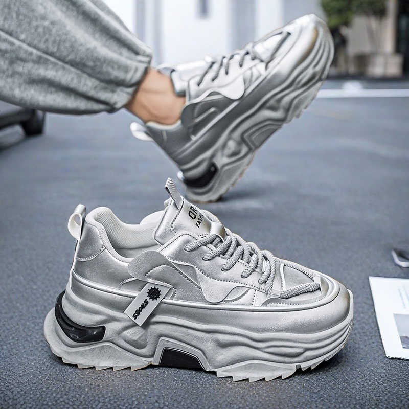 Black Platforme Tennis Man Spo - огляд і ціна Men Shoes Runners