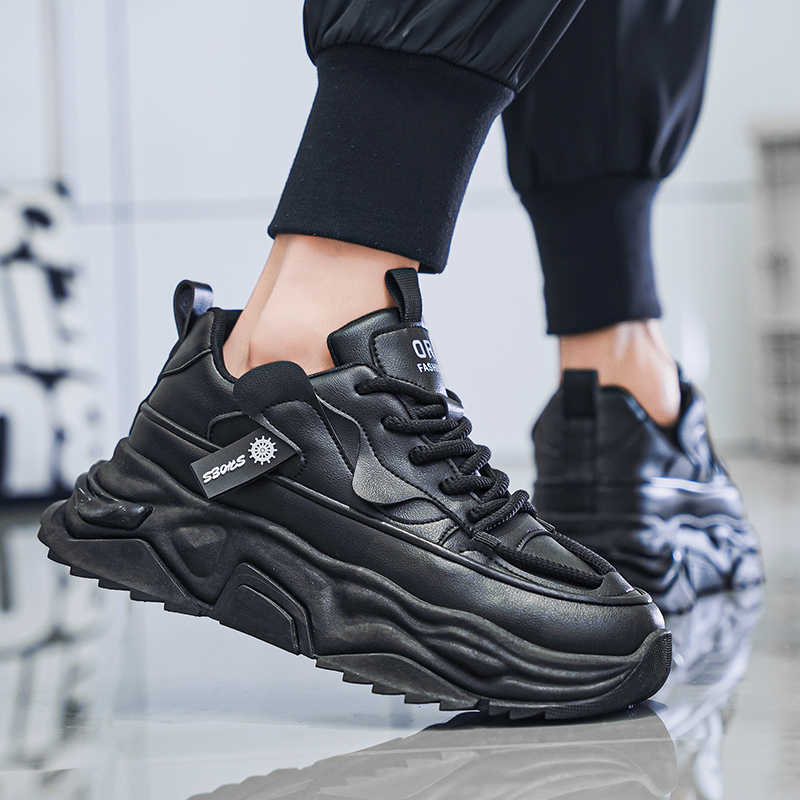 Black Platforme Tennis Man Spo - огляд і ціна Men Shoes Runners