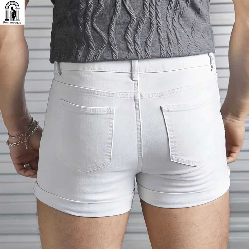 Men's Sexy Slim Fit White Deni - огляд і ціна Men'S Shoes For Jeans