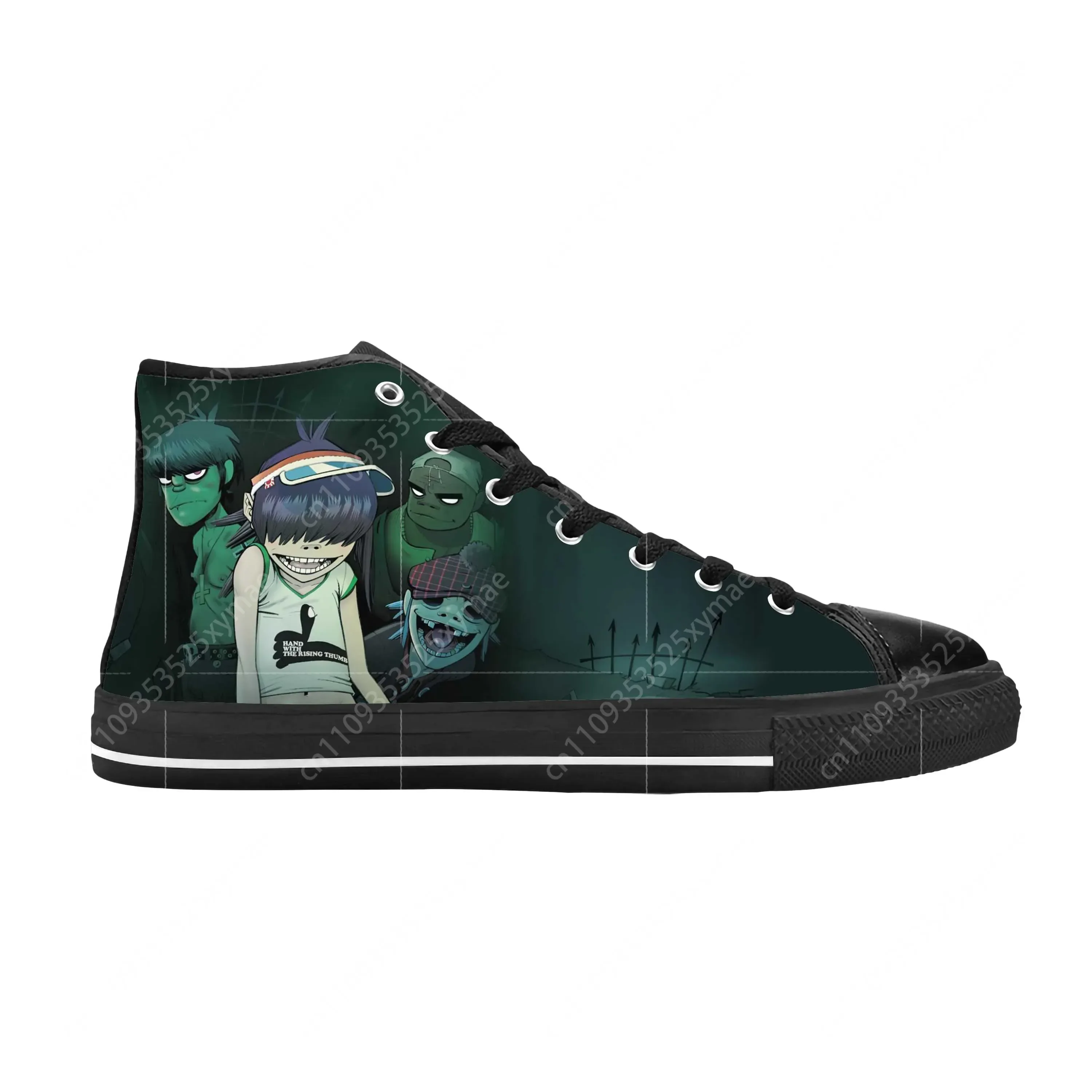 Gorillaz UK Rock Band Hip-Hop  - огляд і ціна Men Shoes Uk