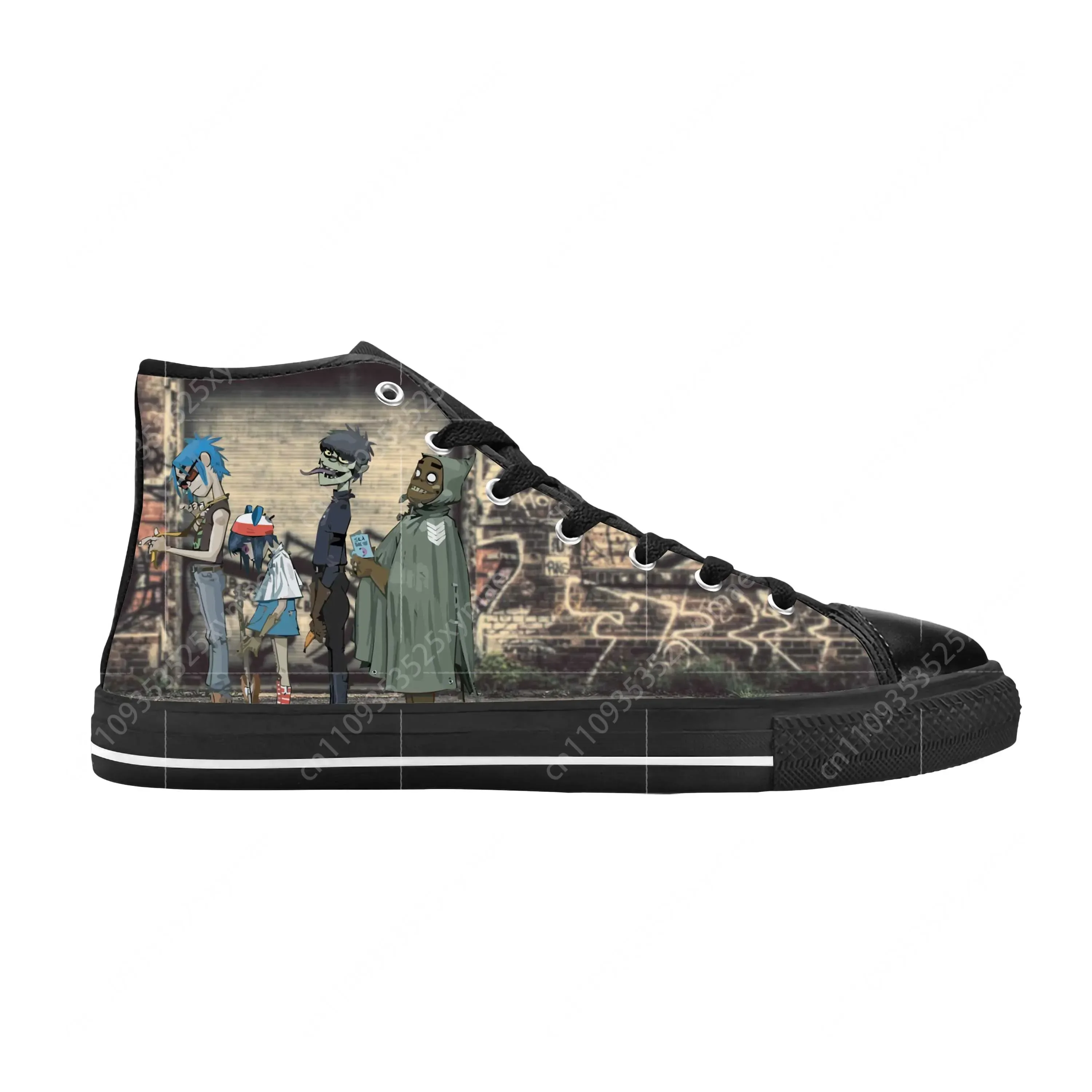 Gorillaz UK Rock Band Hip-Hop  - огляд і ціна Men Shoes Uk