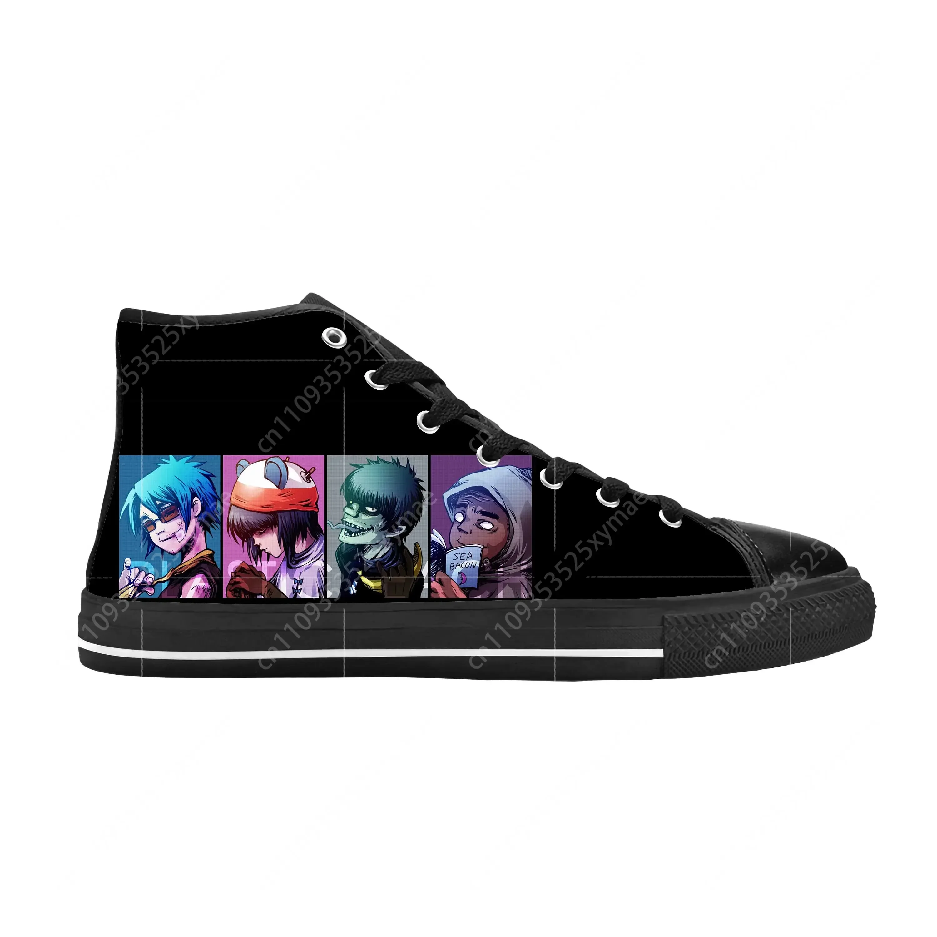 Gorillaz UK Rock Band Hip-Hop  - огляд і ціна Men Shoes Uk