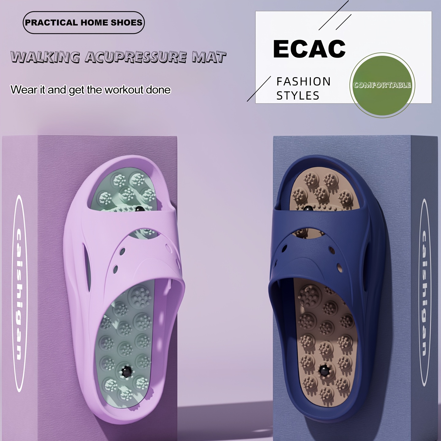 Women Men EVA Massage Slippers - огляд і ціна Men Shoes Size