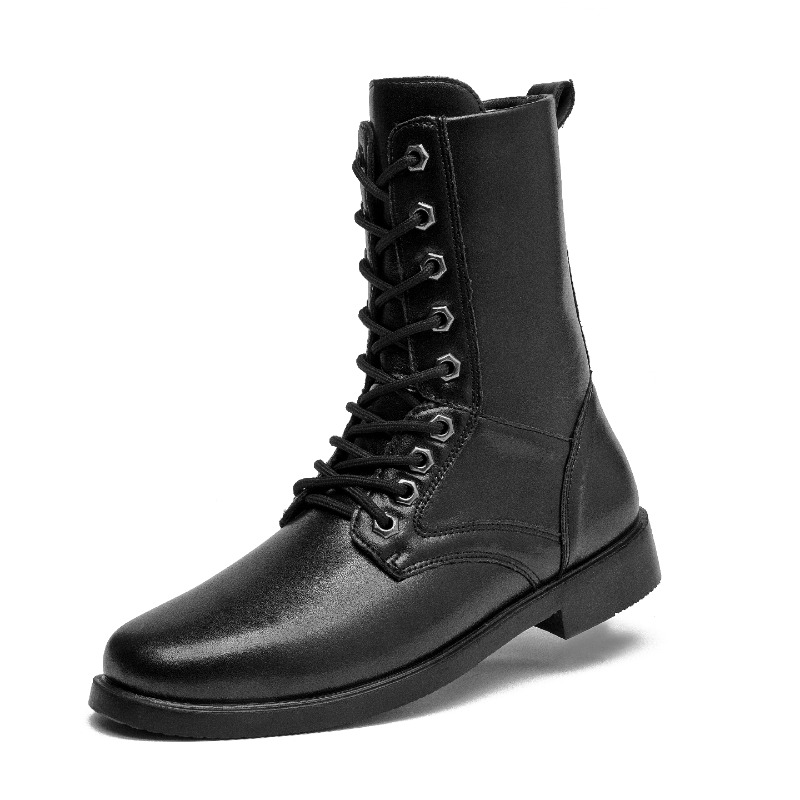 High-top Leather Boots Outdoor - огляд і ціна Men'S Shoes For Work