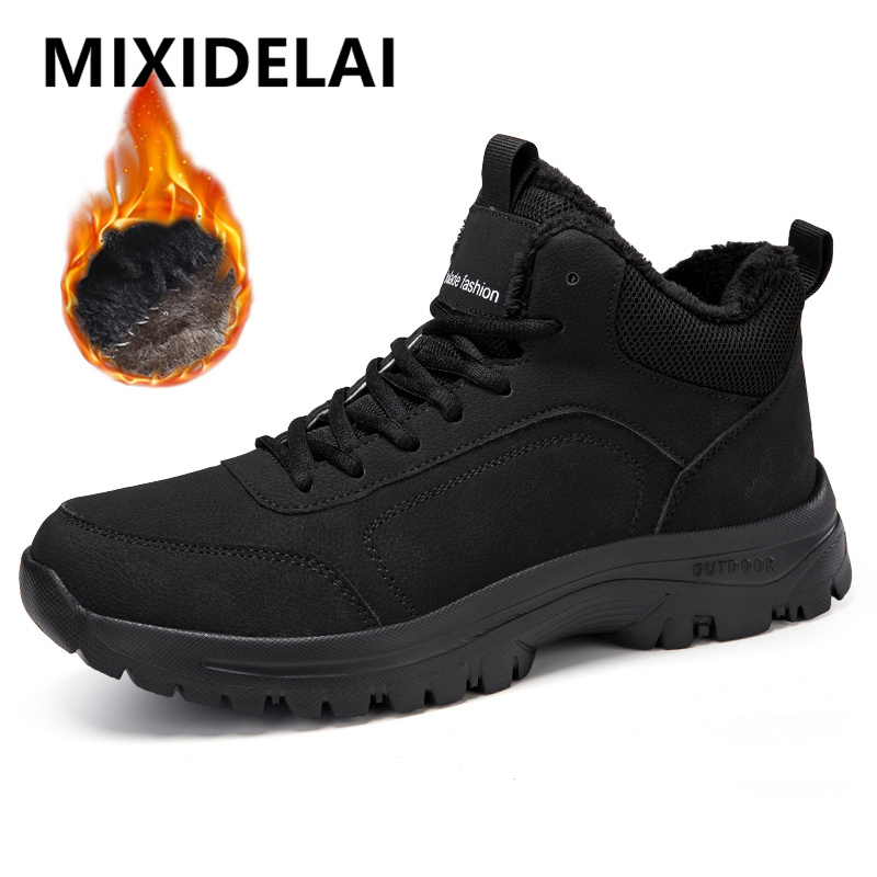 Winter Men's Boots Warm Plush  - огляд і ціна Men'S Shoes Qn