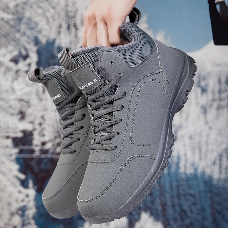 Winter Men's Boots Warm Plush  - огляд і ціна Men'S Shoes Qn