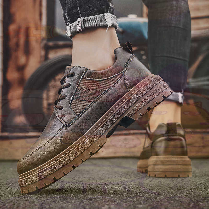 Dark Natural Leather Fashion T - огляд і ціна Men Shoes Uk