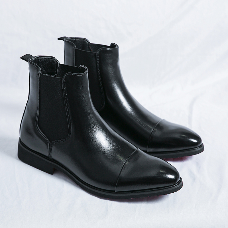 Chelsea Boots for Men Red Sole - огляд і ціна Men Shoes Red Bottom