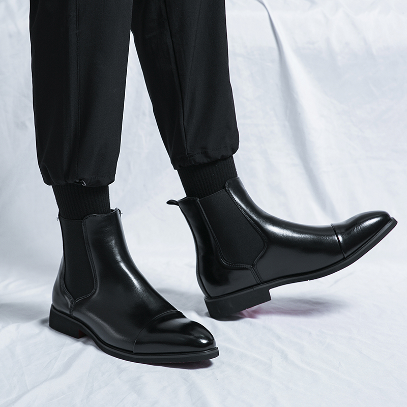 Chelsea Boots for Men Red Sole - огляд і ціна Men Shoes Red Bottom