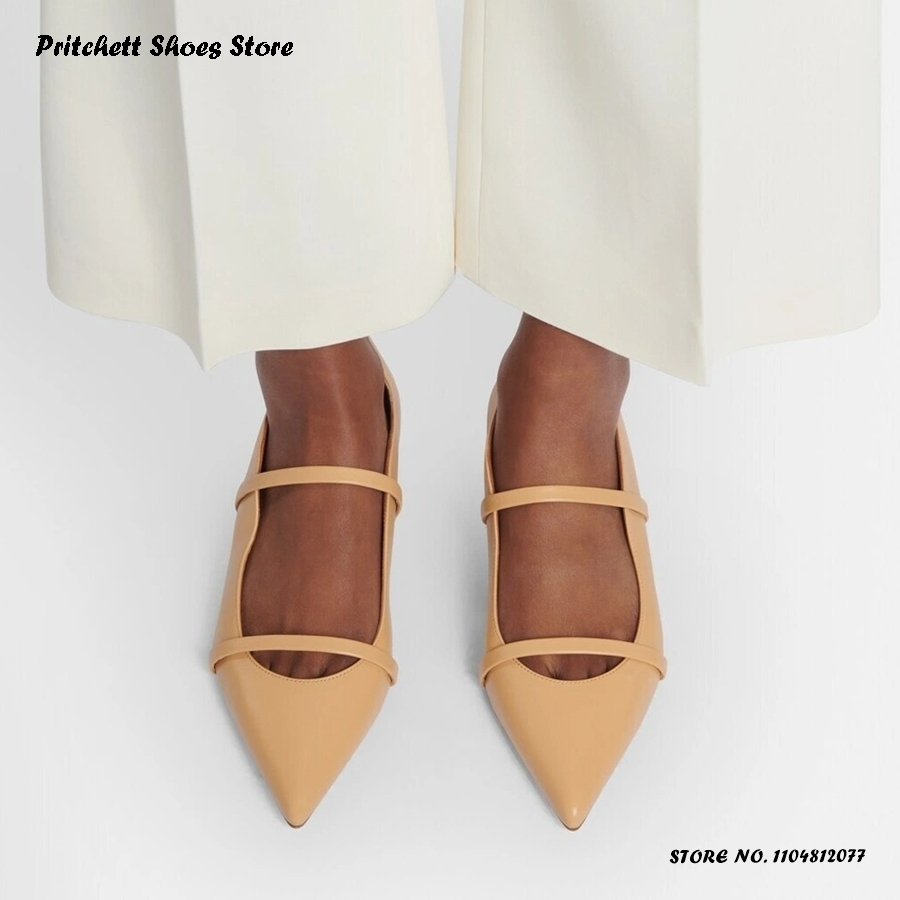 Women's Dual-straps Leather Ba - огляд і ціна Men Shoes Size