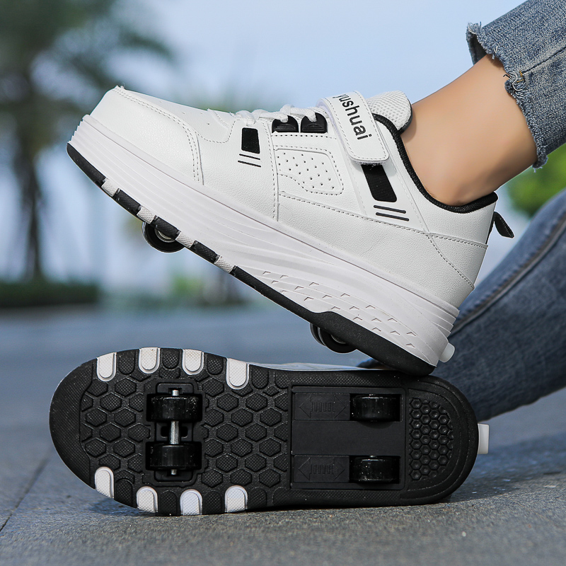 Kids 4‑Wheel Retractable Rolle - огляд і ціна Men Shoes Running