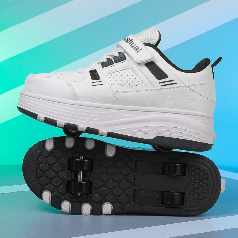 Kids 4‑Wheel Retractable Rolle - огляд і ціна Men Shoes Running
