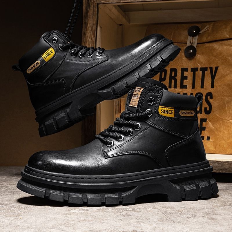 Vintage Men Platform Ankle Boo - огляд і ціна Men'S Shoes For Work