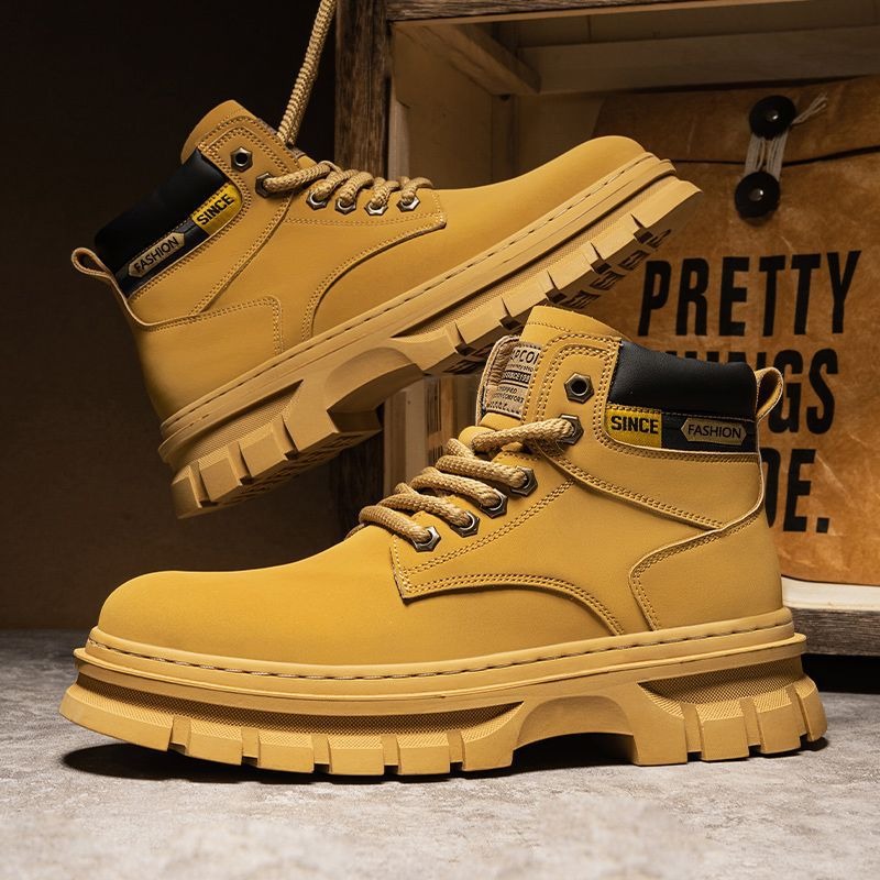 Vintage Men Platform Ankle Boo - огляд і ціна Men'S Shoes For Work