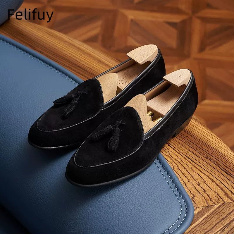 Italian kinds Cow Suede Men's  - огляд і ціна Men Shoes Kinds