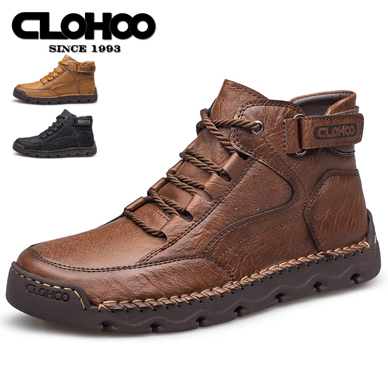 CLOHOO Hand-Sewn Men's Shoes C - огляд і ціна Men'S Shoes Qn