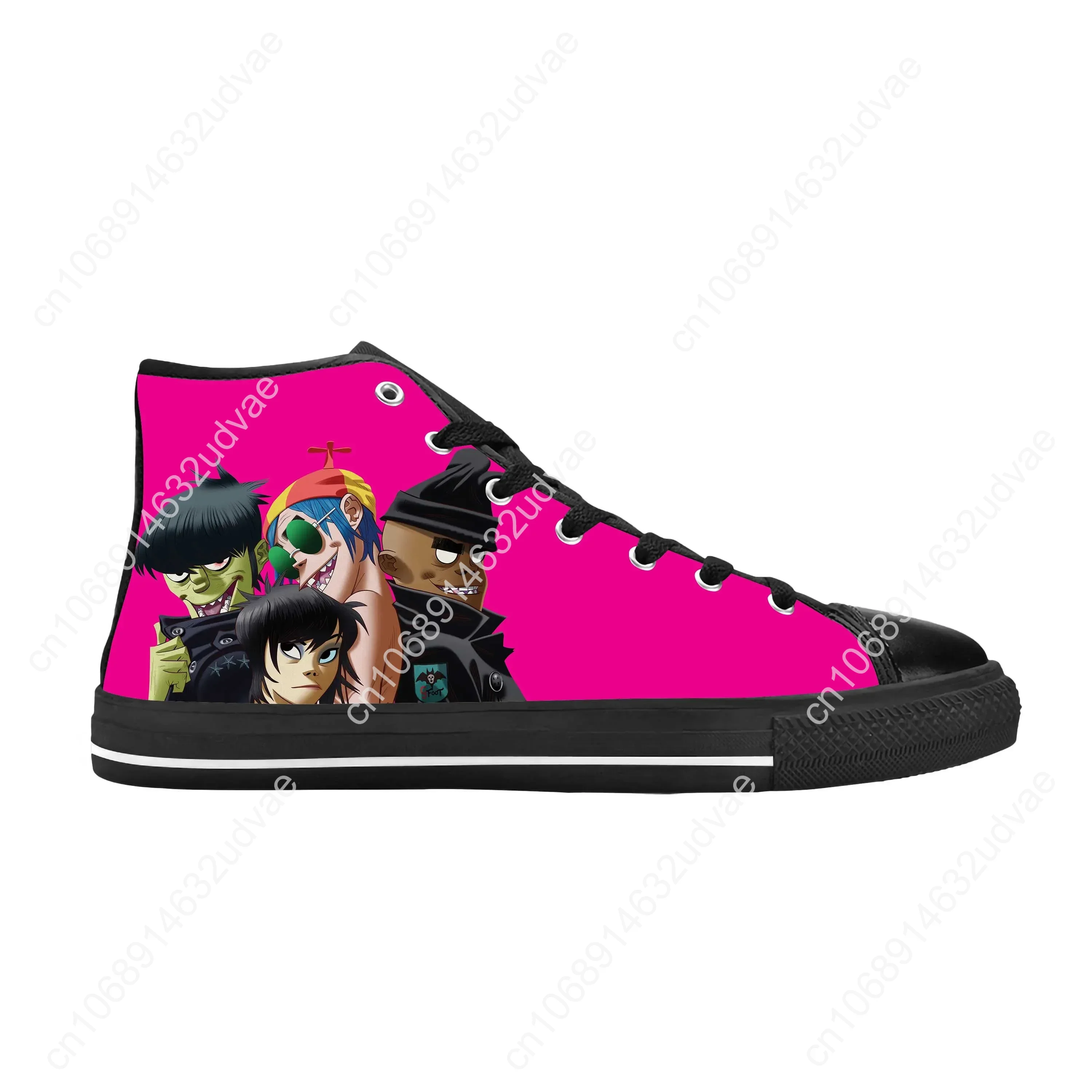 Gorillaz UK Rock Band Hip-Hop  - огляд і ціна Men Shoes Uk