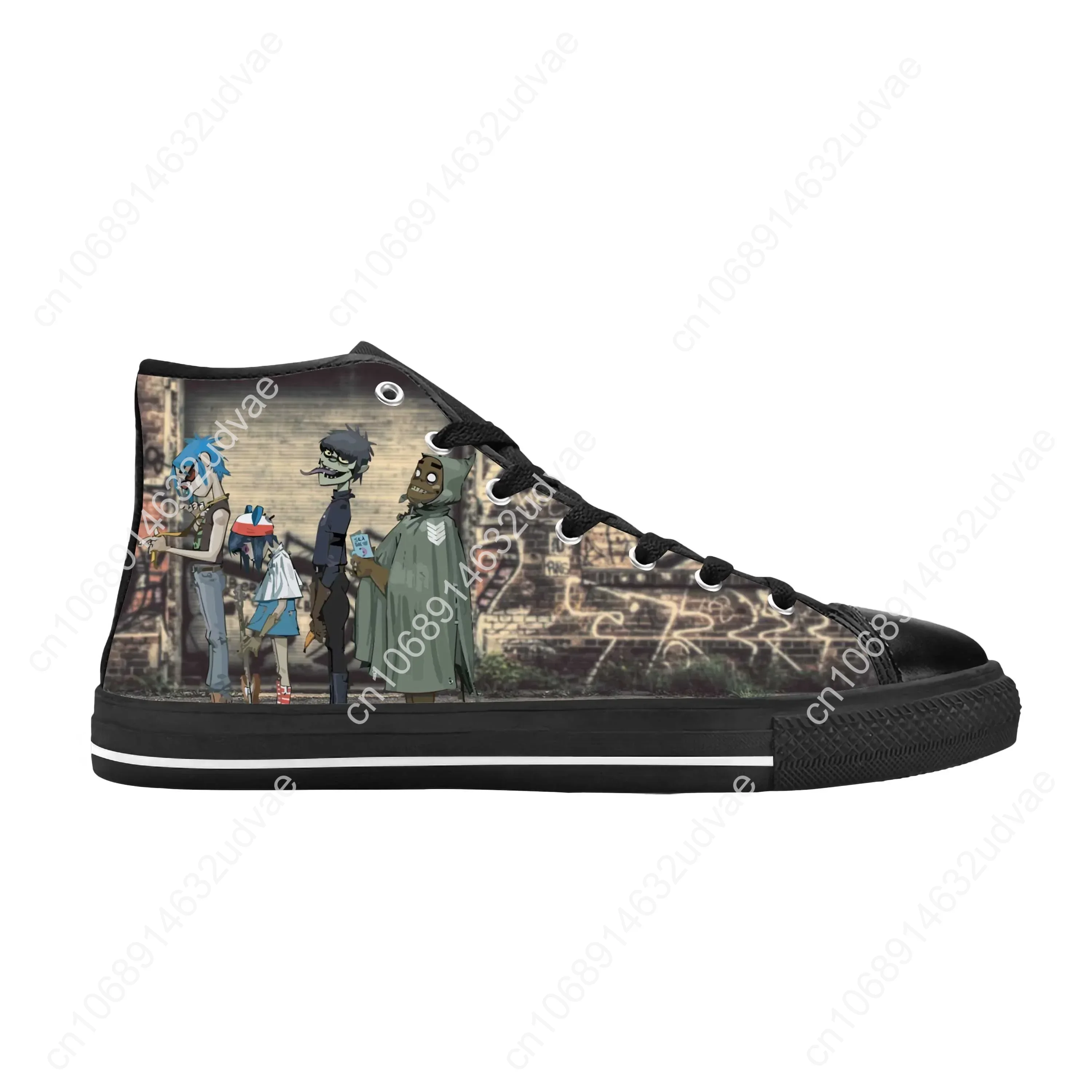 Gorillaz UK Rock Band Hip-Hop  - огляд і ціна Men Shoes Uk