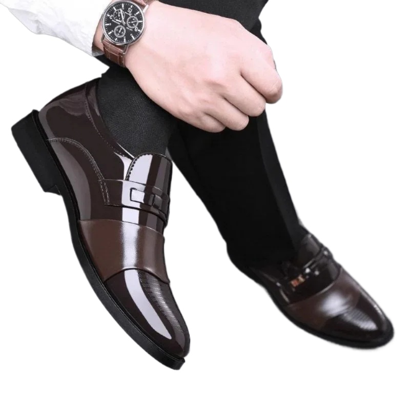 Men's Dress Leather Shoes for  - огляд і ціна Men Shoes For Office Work