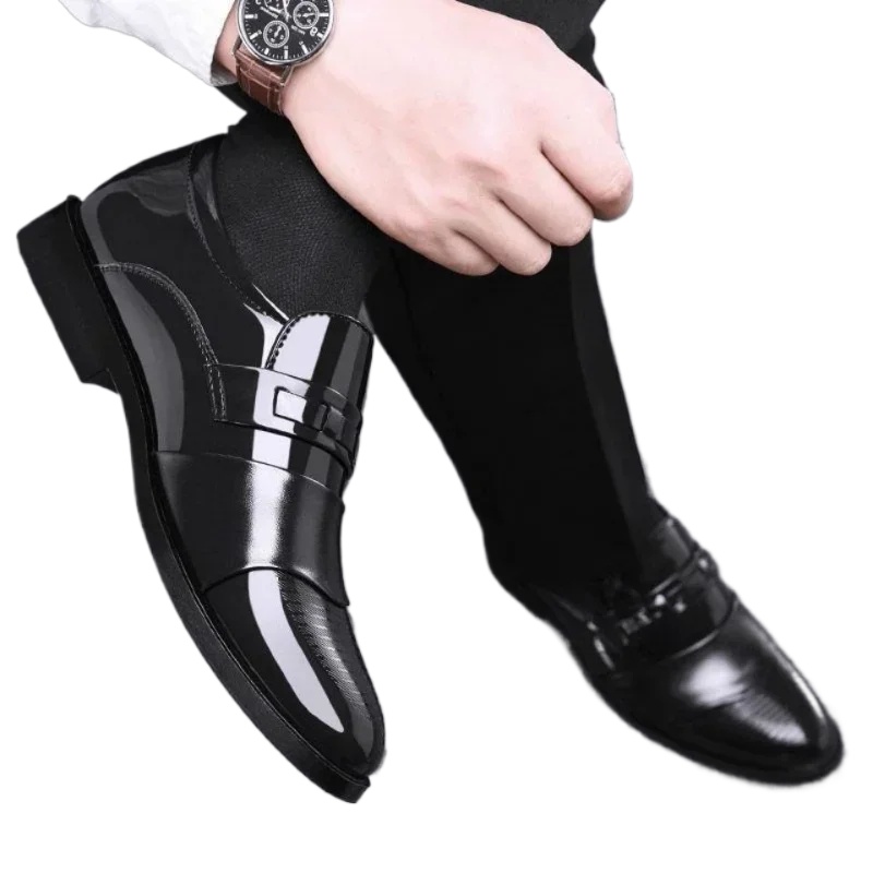 Men's Dress Leather Shoes for  - огляд і ціна Men Shoes For Office Work