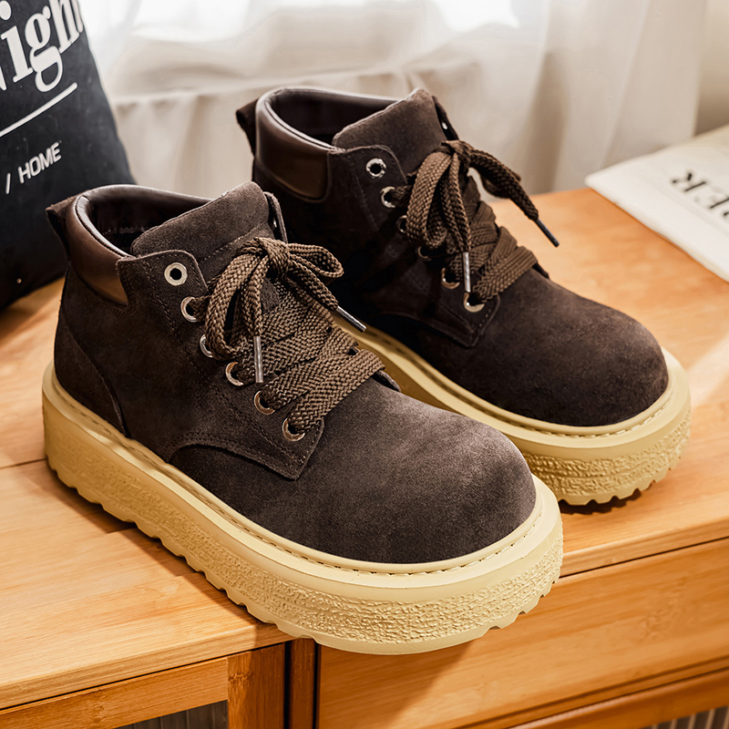 Men's high-quality suede horse - огляд і ціна Men'S Shoes For Work