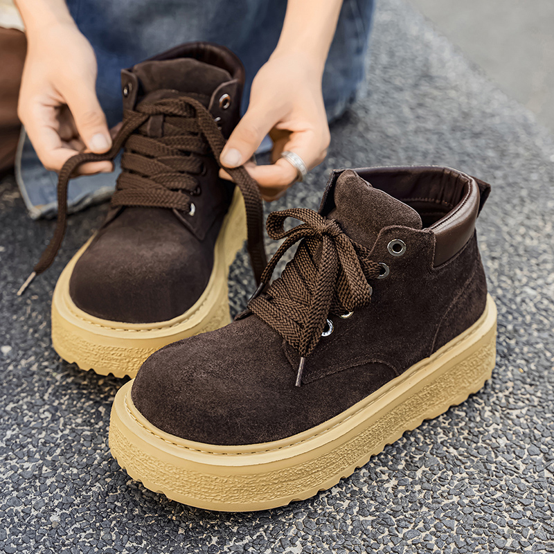 Men's high-quality suede horse - огляд і ціна Men'S Shoes For Work