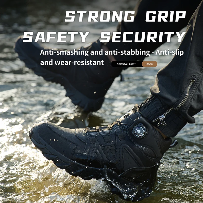 New Men's Safety Boots Work Bo - огляд і ціна Men'S Shoes For Work