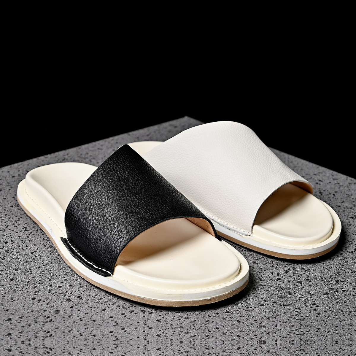 High Quality Soft Men Genuine  - огляд і ціна Men'S Shoes Qn