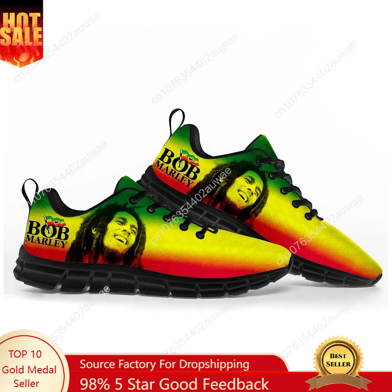 Bob Marley Reggae Rasta Music  - огляд і ціна Men'S Shoes Qn