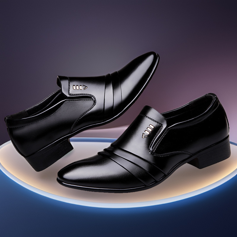 Mens PU Leather Shoes Wedding  - огляд і ціна Men Shoes For Office Work