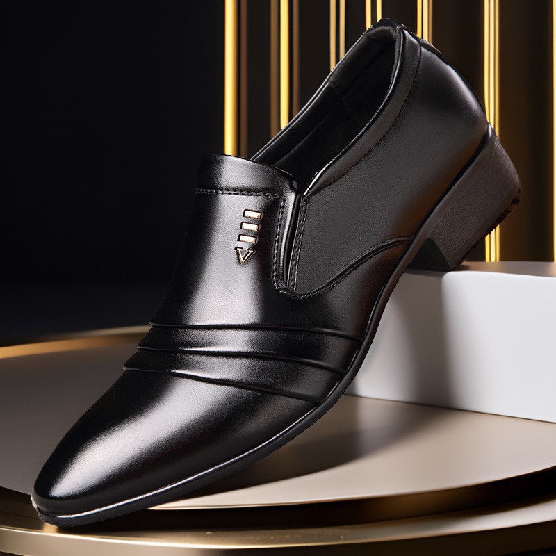 Mens PU Leather Shoes Wedding  - огляд і ціна Men Shoes For Office Work