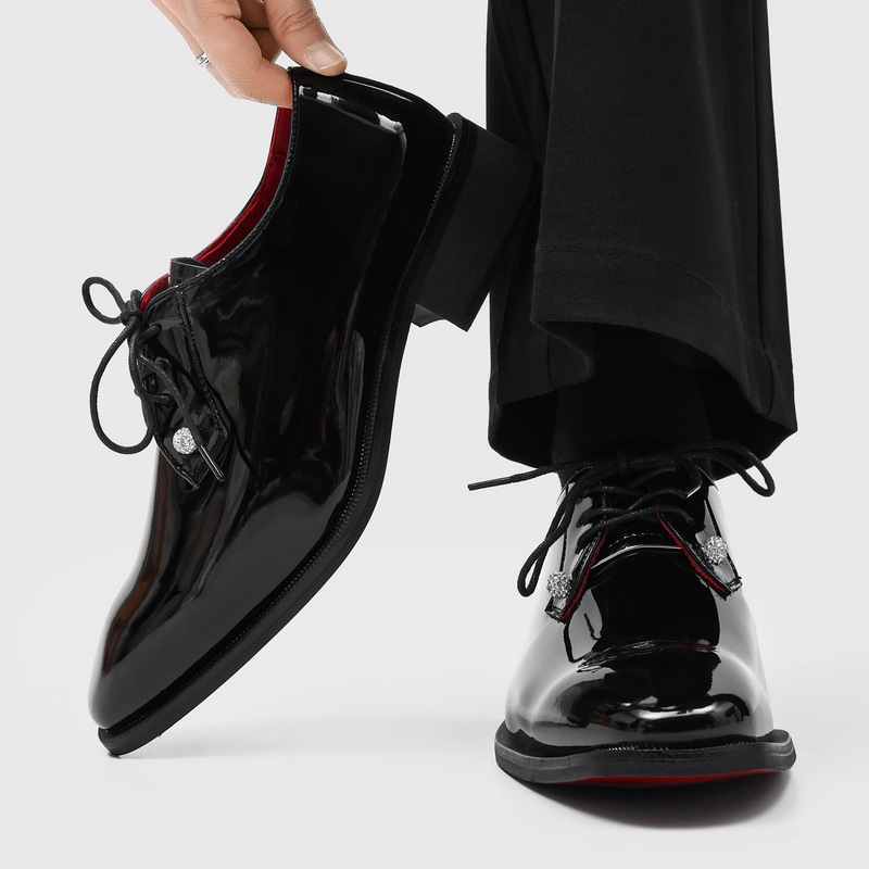 Men's shoes 2026 new shiny red - огляд і ціна Men Shoes Red Bottom