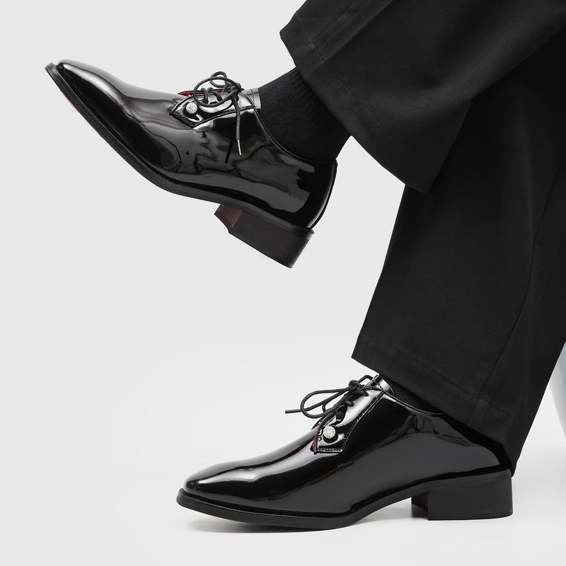 Men's shoes 2026 new shiny red - огляд і ціна Men Shoes Red Bottom